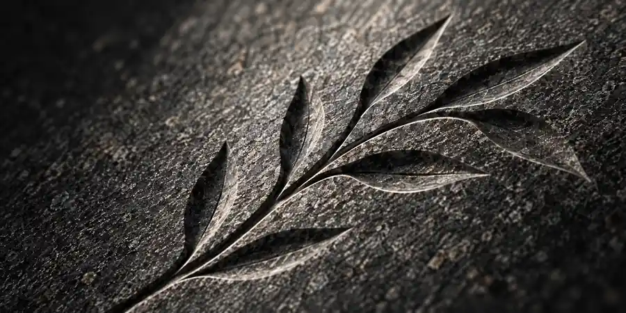 Illustration d'une gravure sur granit