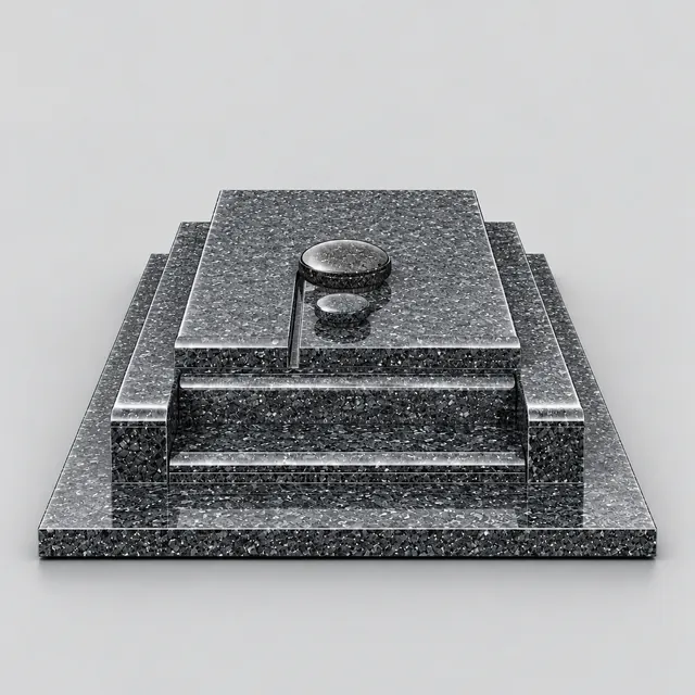 Almandin, monument funéraire en Bengal, vue de face