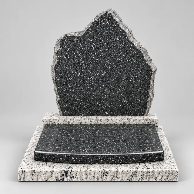 Montagne 2, monument cinéraire en Bengal, vue de face