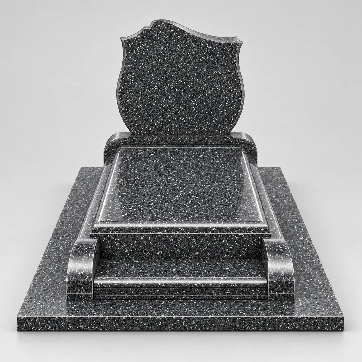 Stèle du modèle Douceur, monument funéraire en Bengal, vue de face