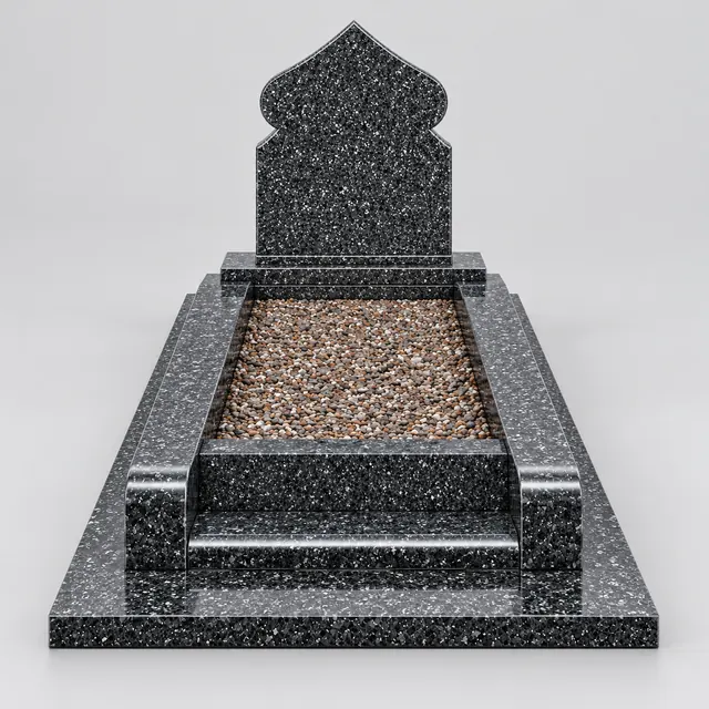 Monument musulman, monument funéraire en Bengal, vue de face